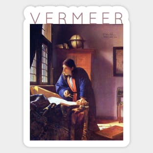 Johannes Vermeer - The Geographer Sticker